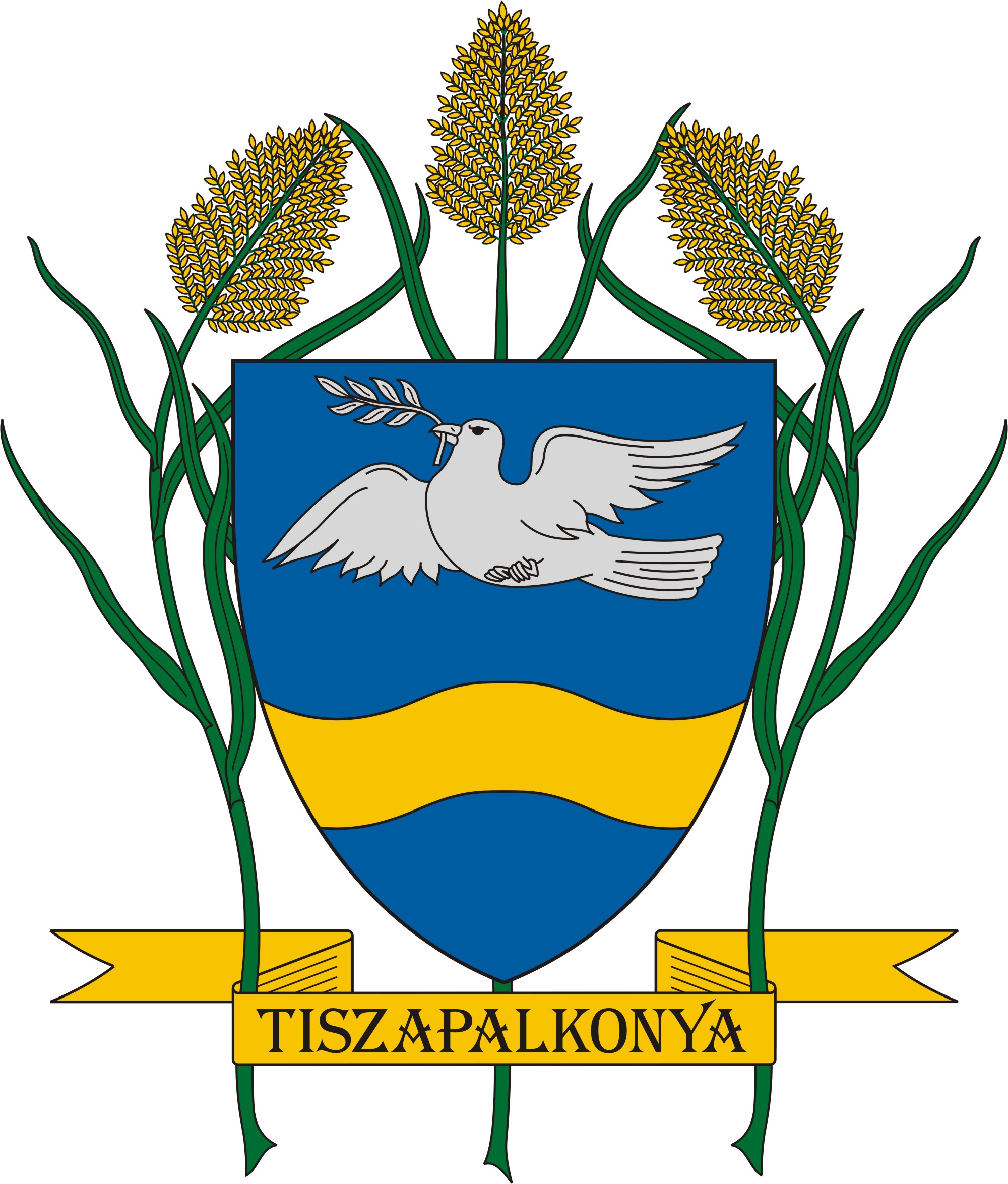 Tiszapalkonya község címere Tiszapalkonya község