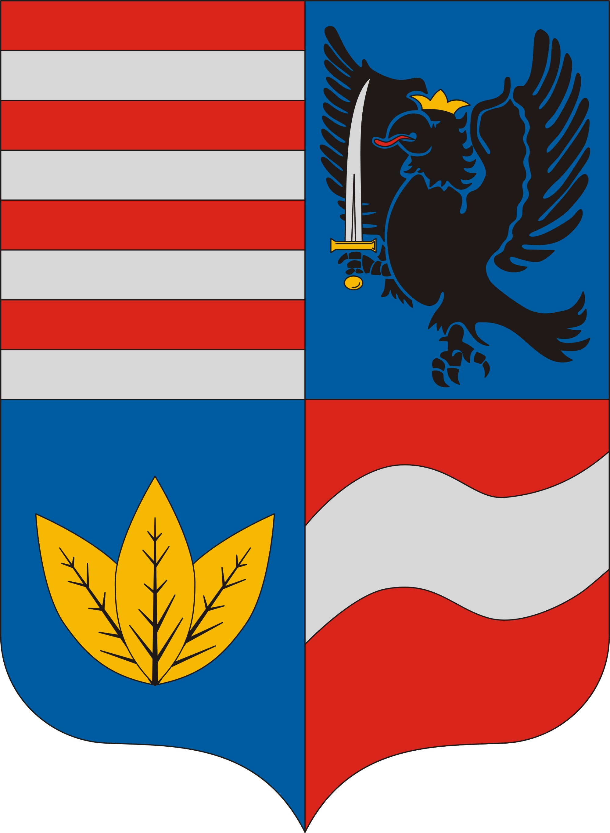 Tiszaroff Község címere Tiszaroff Község