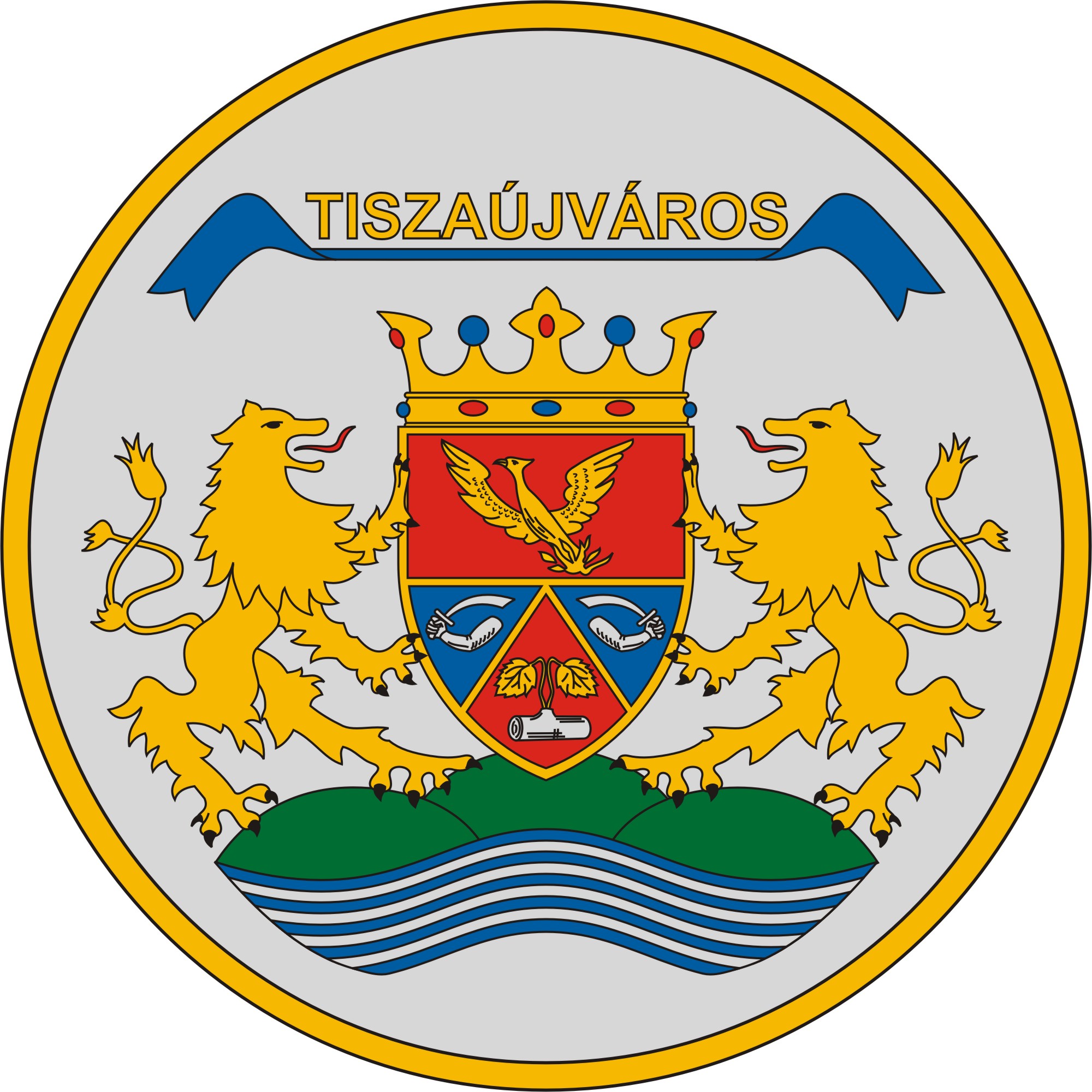 Tiszaújváros címere