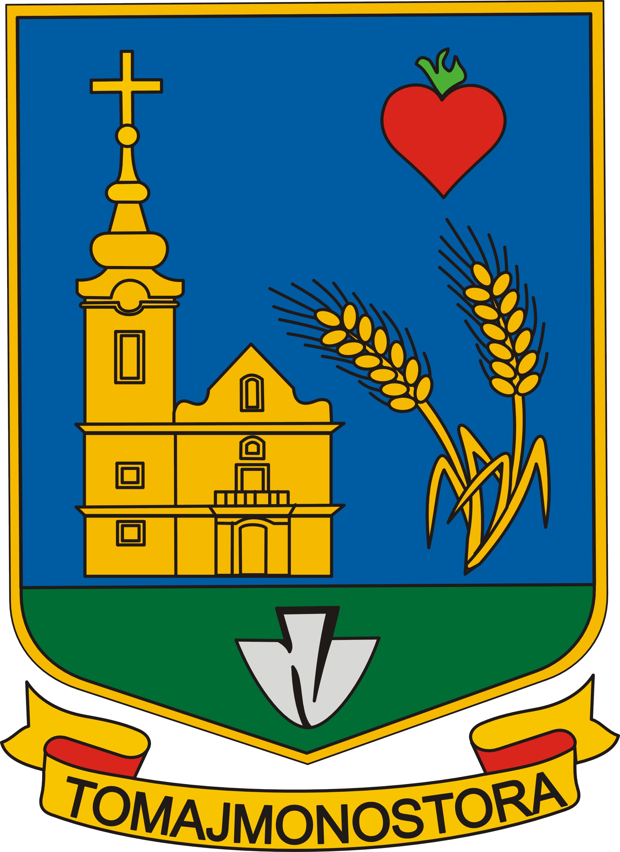 Tomajmonostora címere Tomajmonostora címere