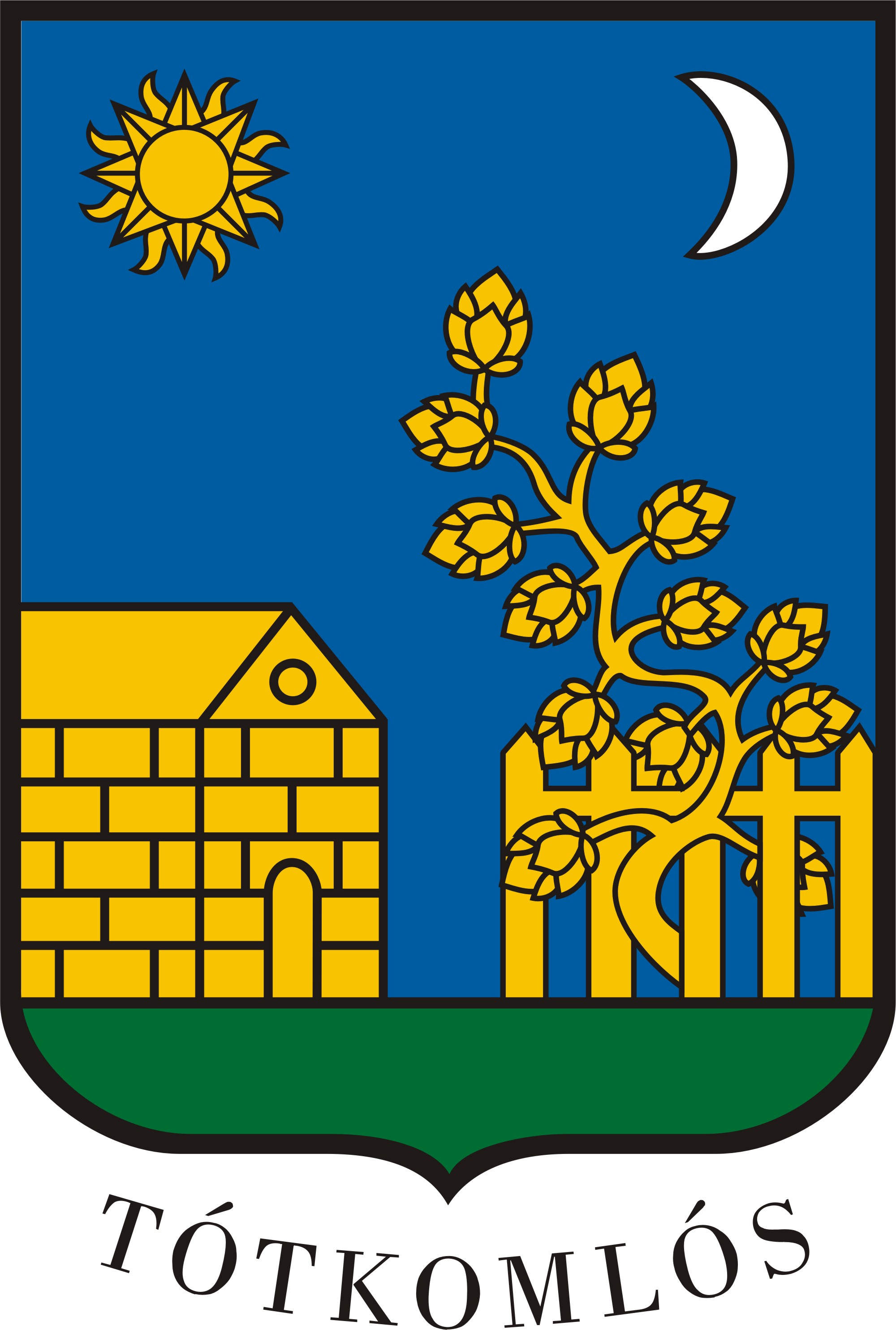 Tótkomlós város címere Tótkomlós város