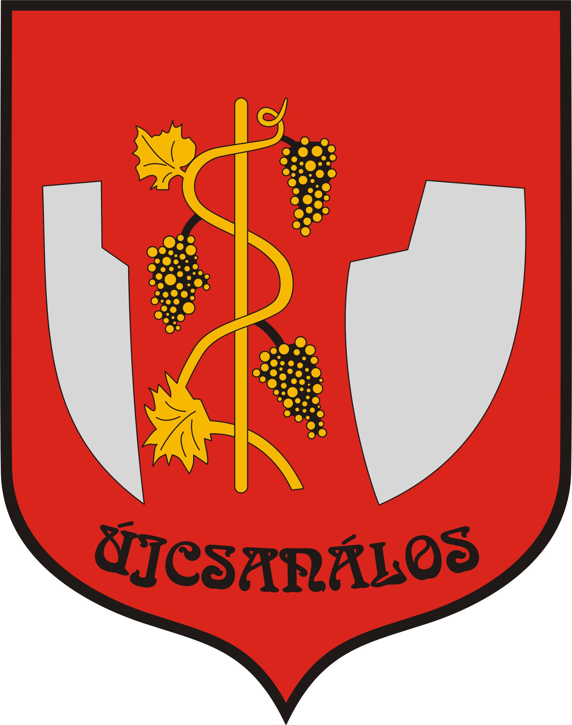 Újcsanálos község címere Újcsanálos község