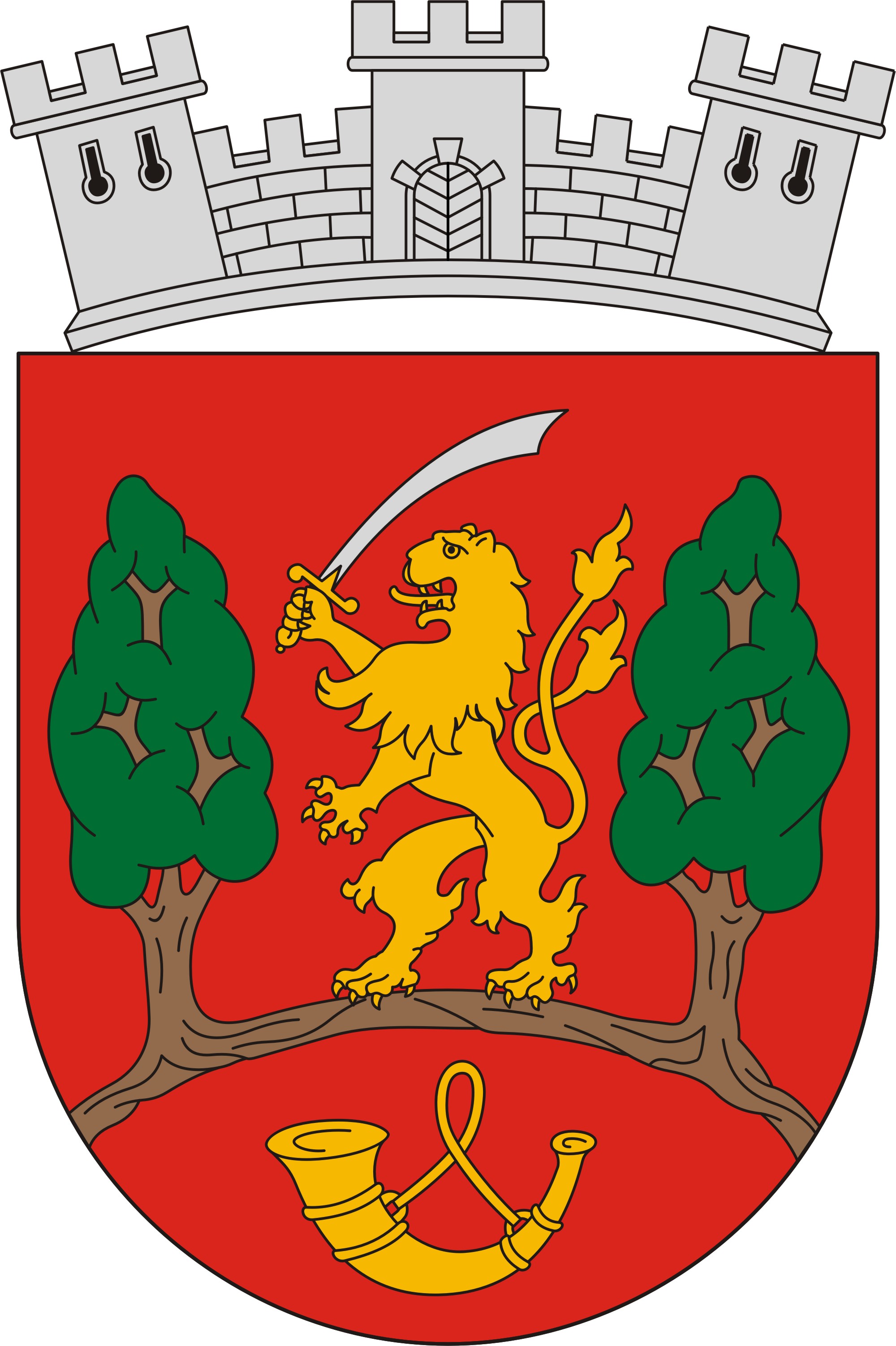 Újszász város címere Újszász város