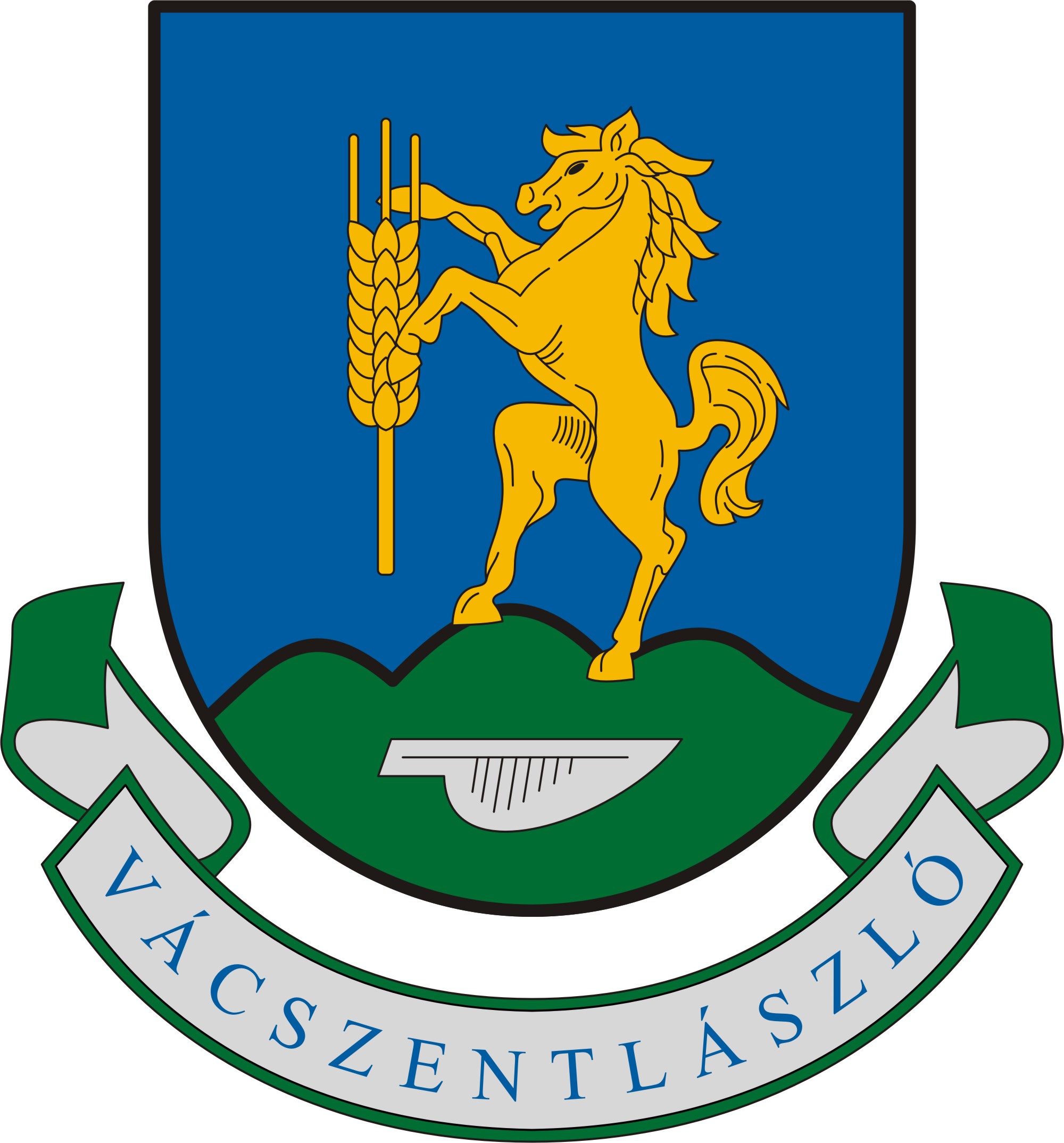 Vácszentlászló község címere Vácszentlászló község