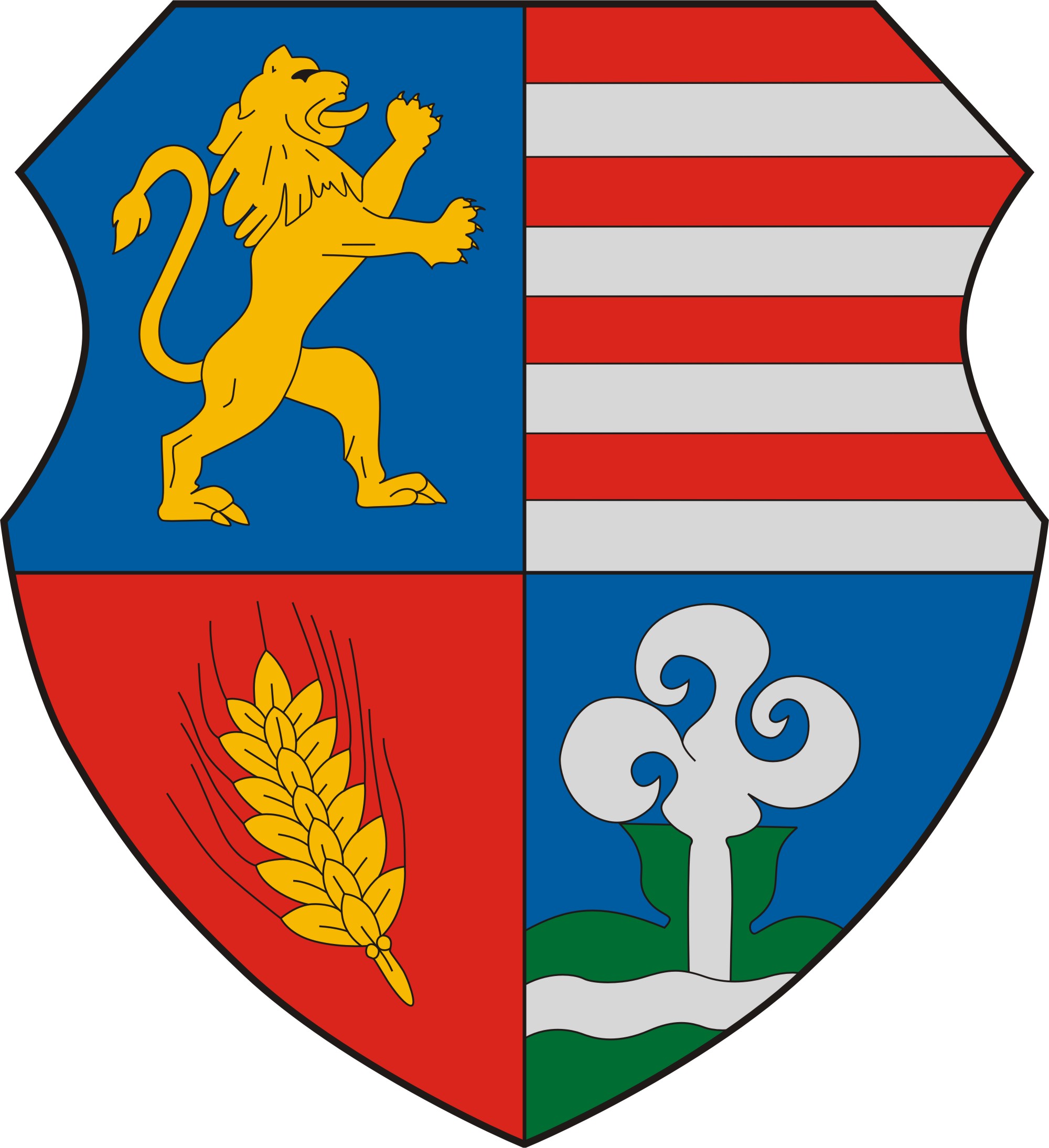 Vajta község címere Vajta község