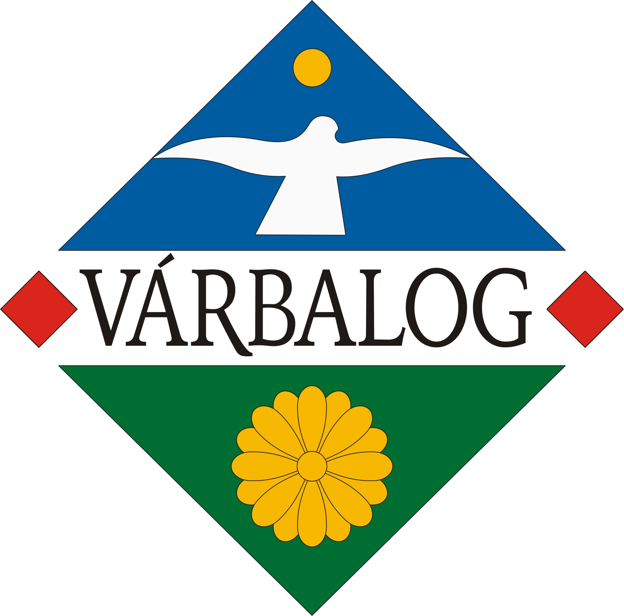 Várbalog község címere Várbalog község