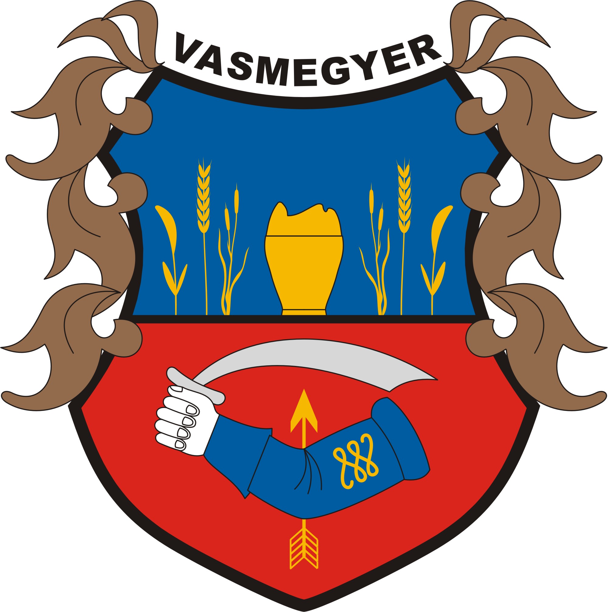 Vasmegyer község címere Vasmegyer község
