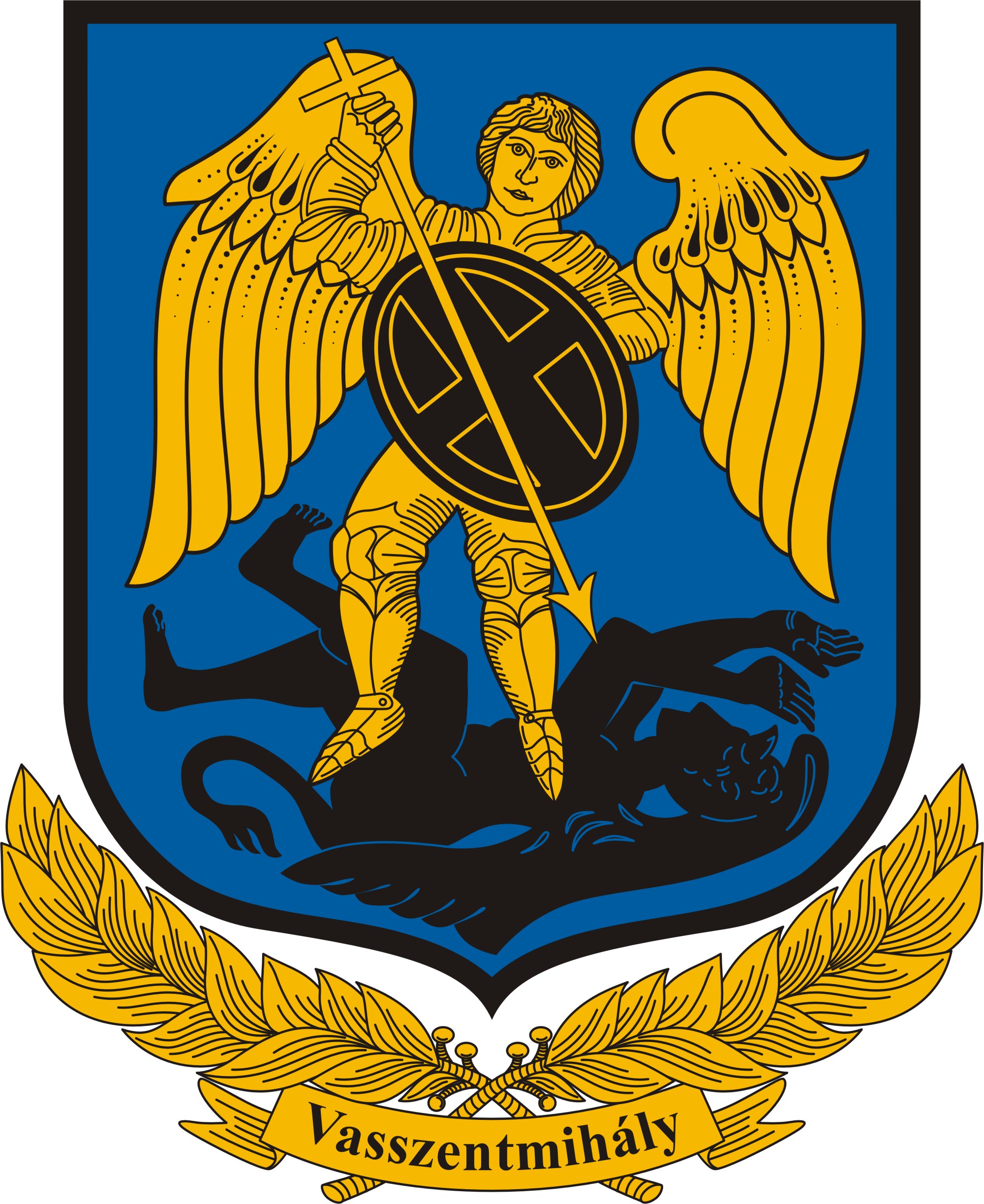 Vasszentmihály község címere Vasszentmihály község