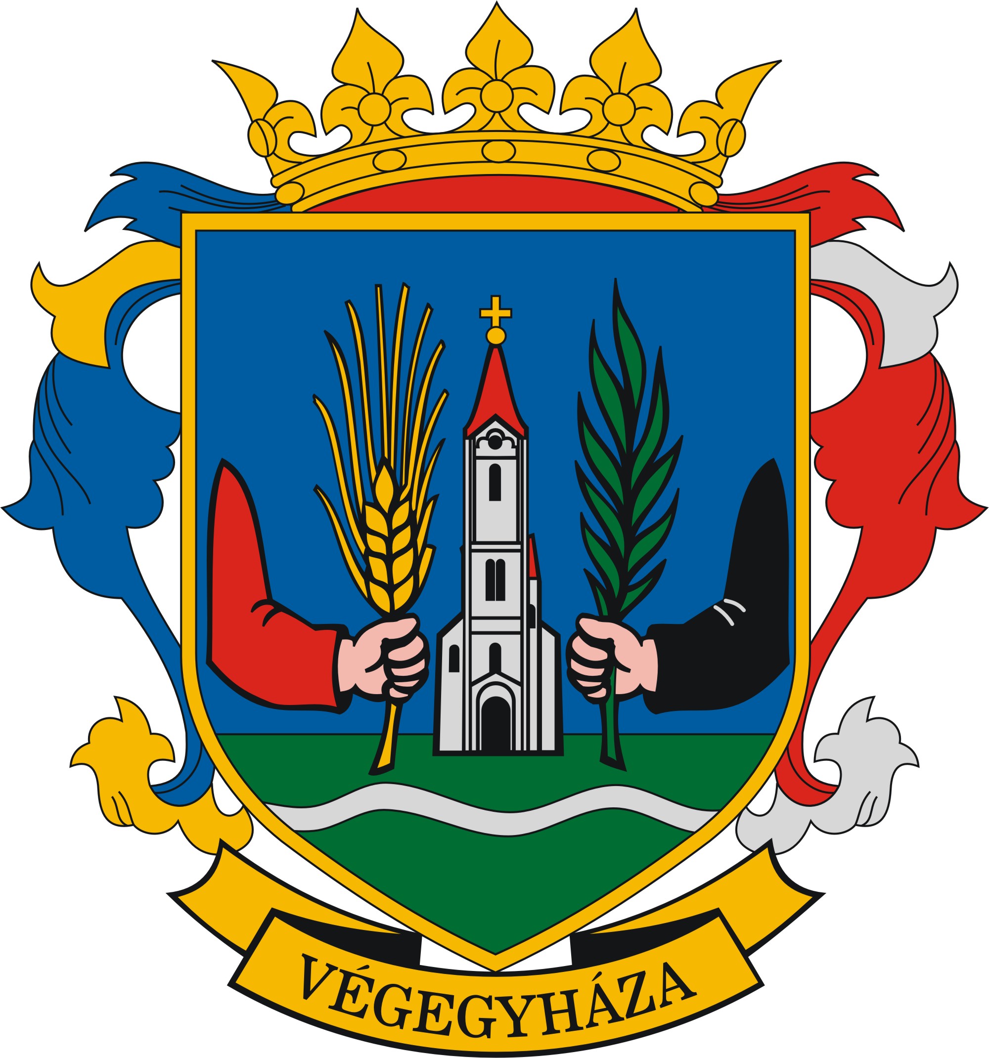 Végegyháza község címere Végegyháza község