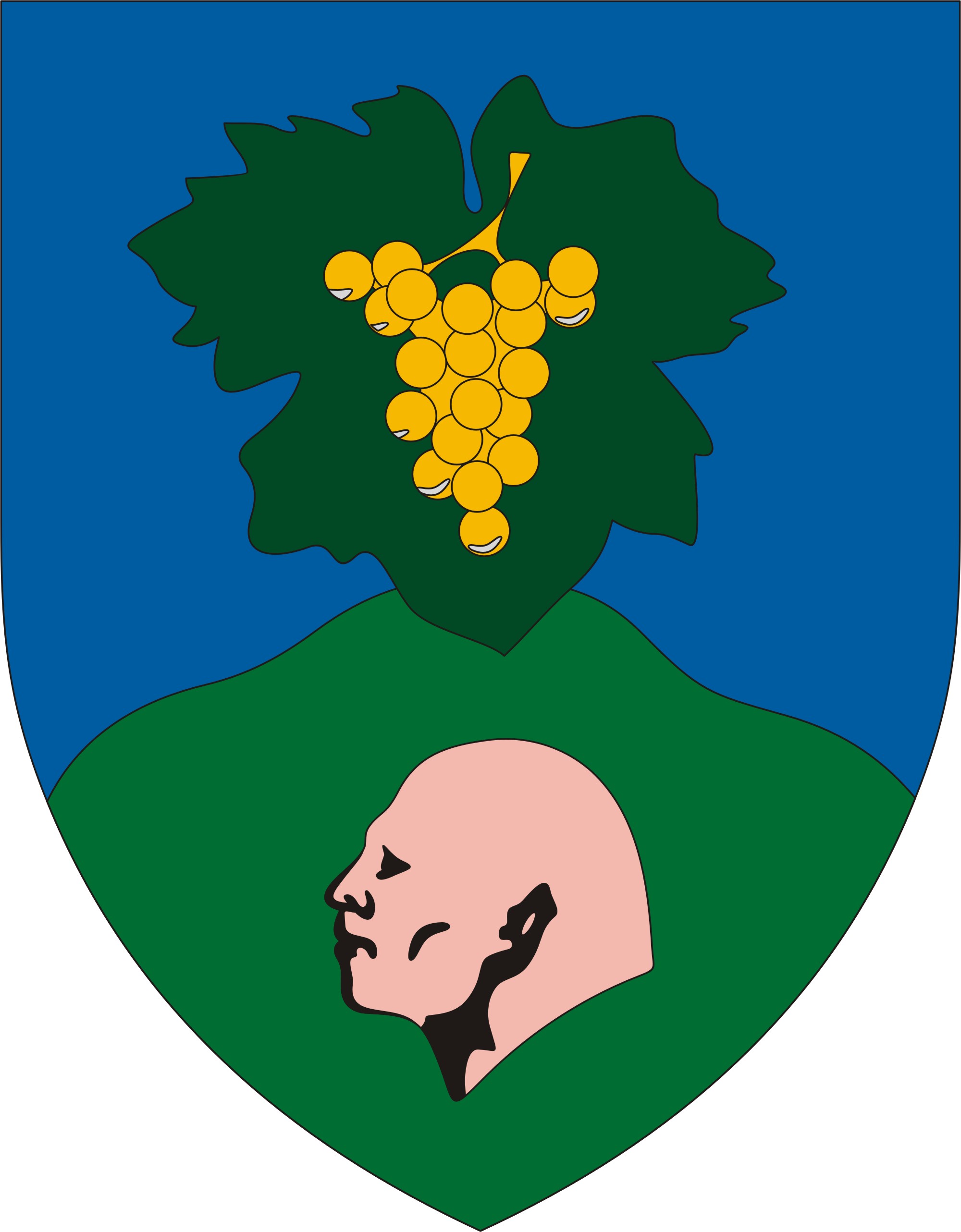 Vértesszőlős község címere Vértesszőlős község