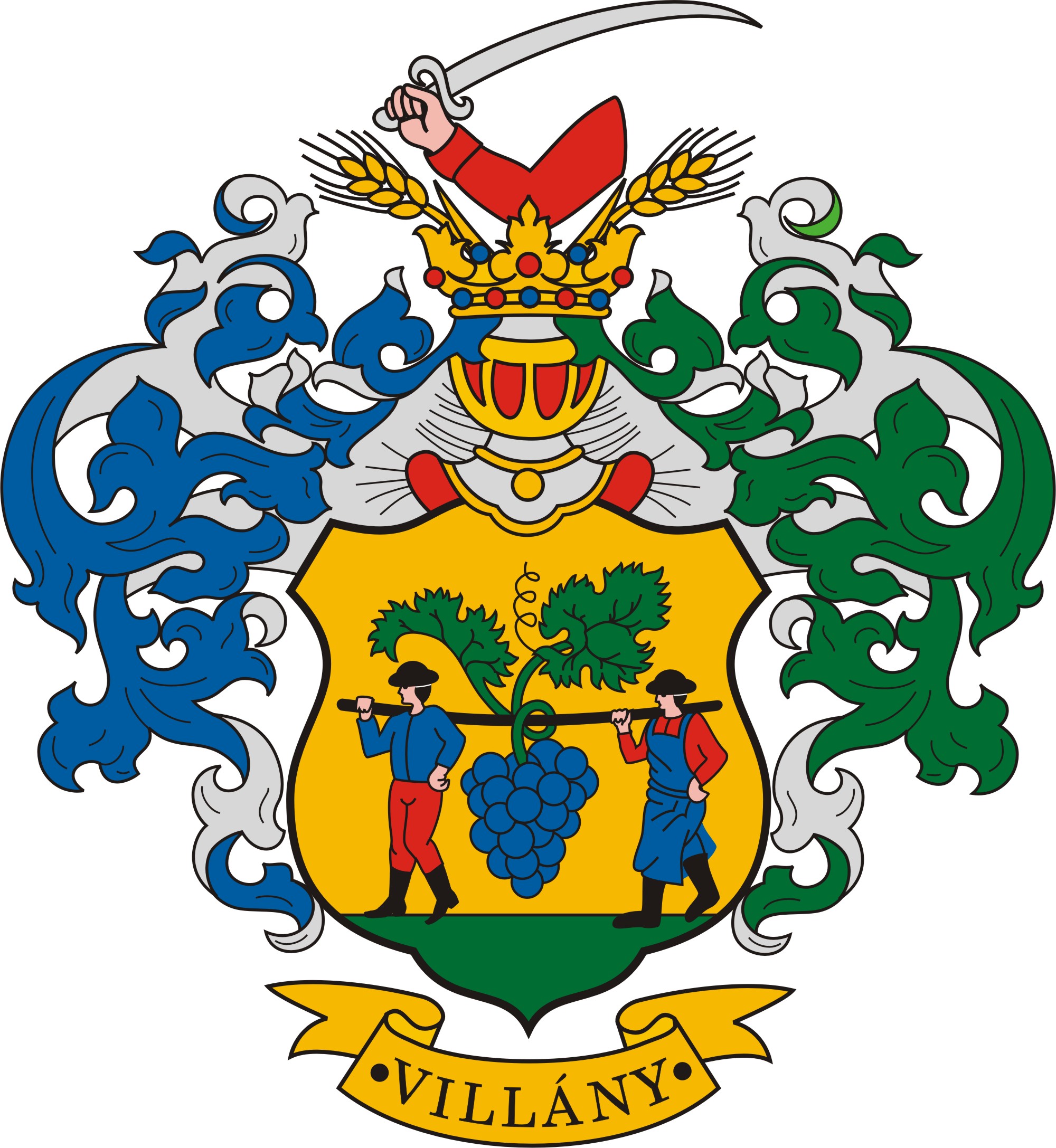 Villány város címere Villány város