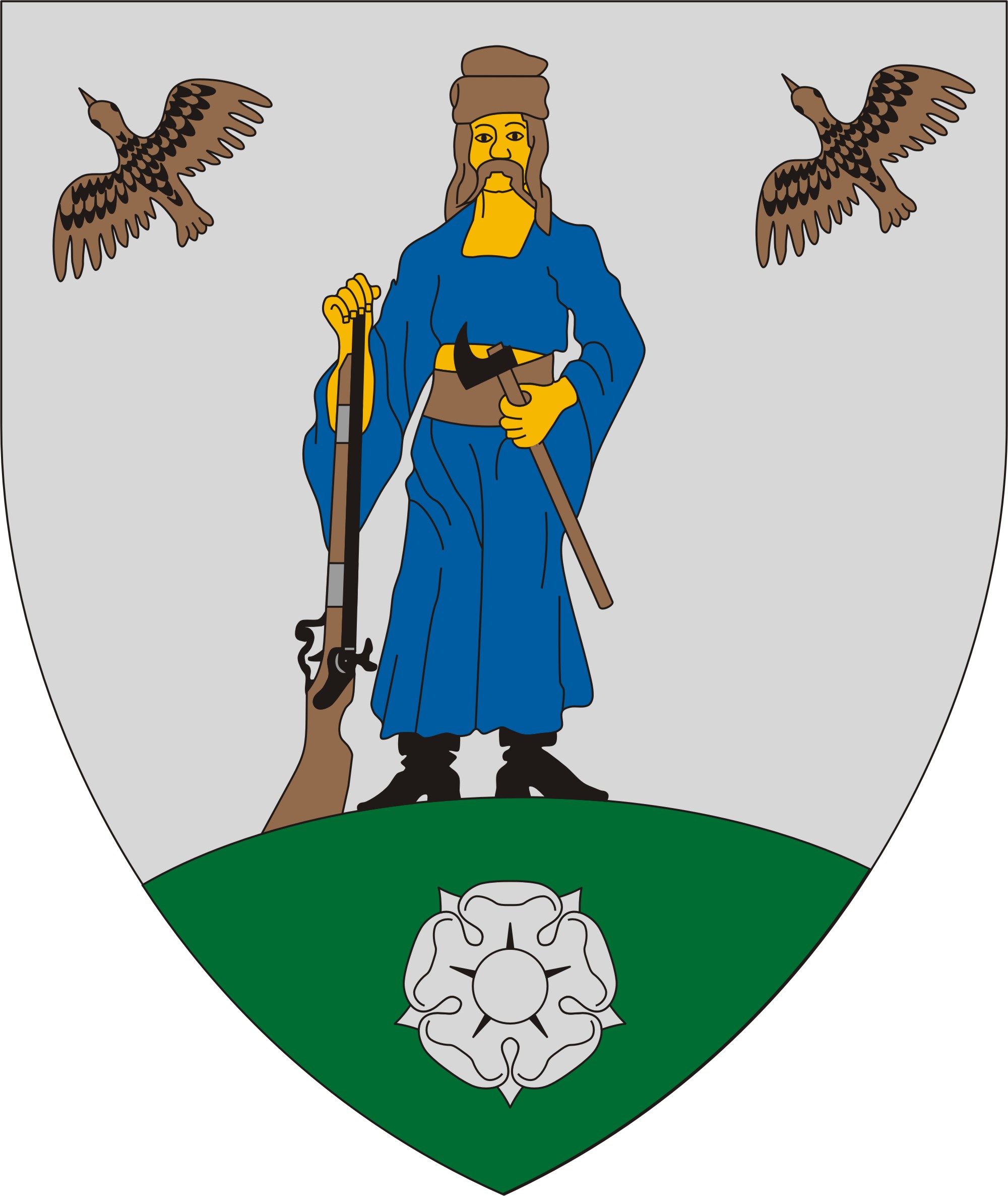 Visnye község címere Visnye község
