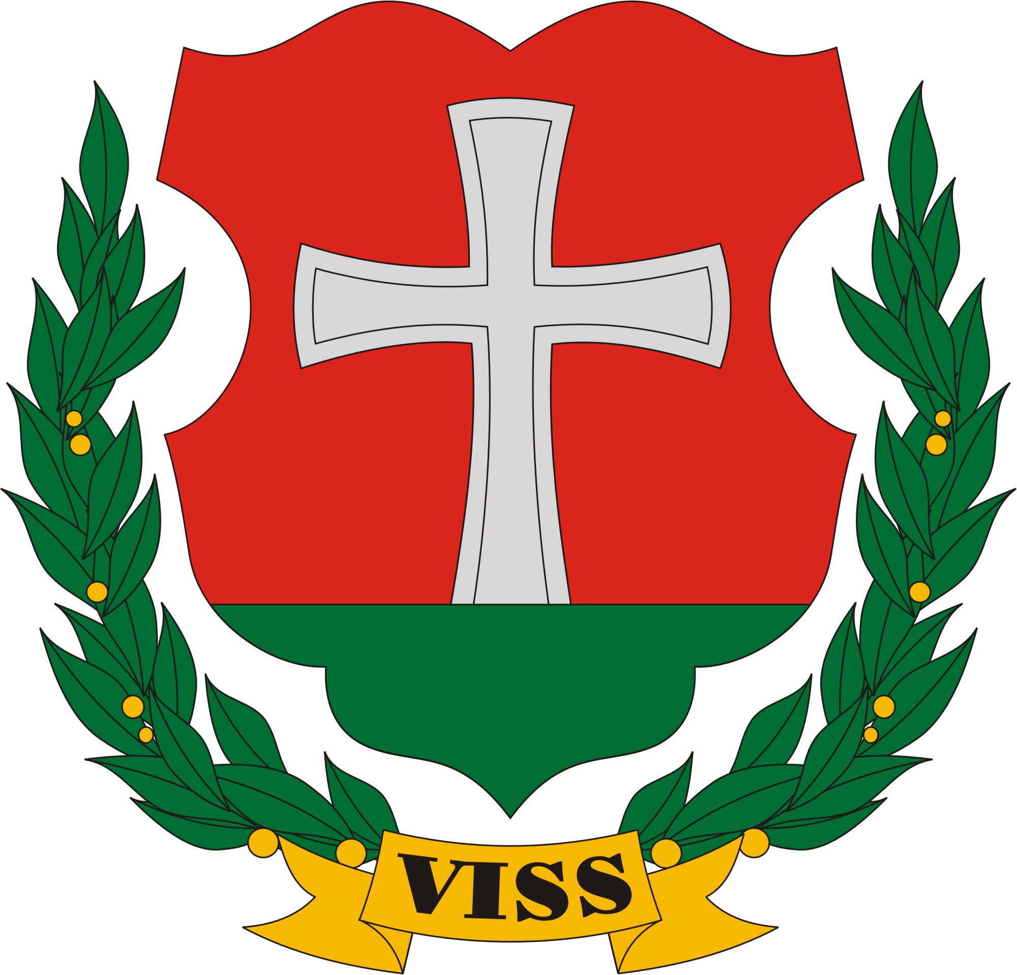 Viss község címere Viss község