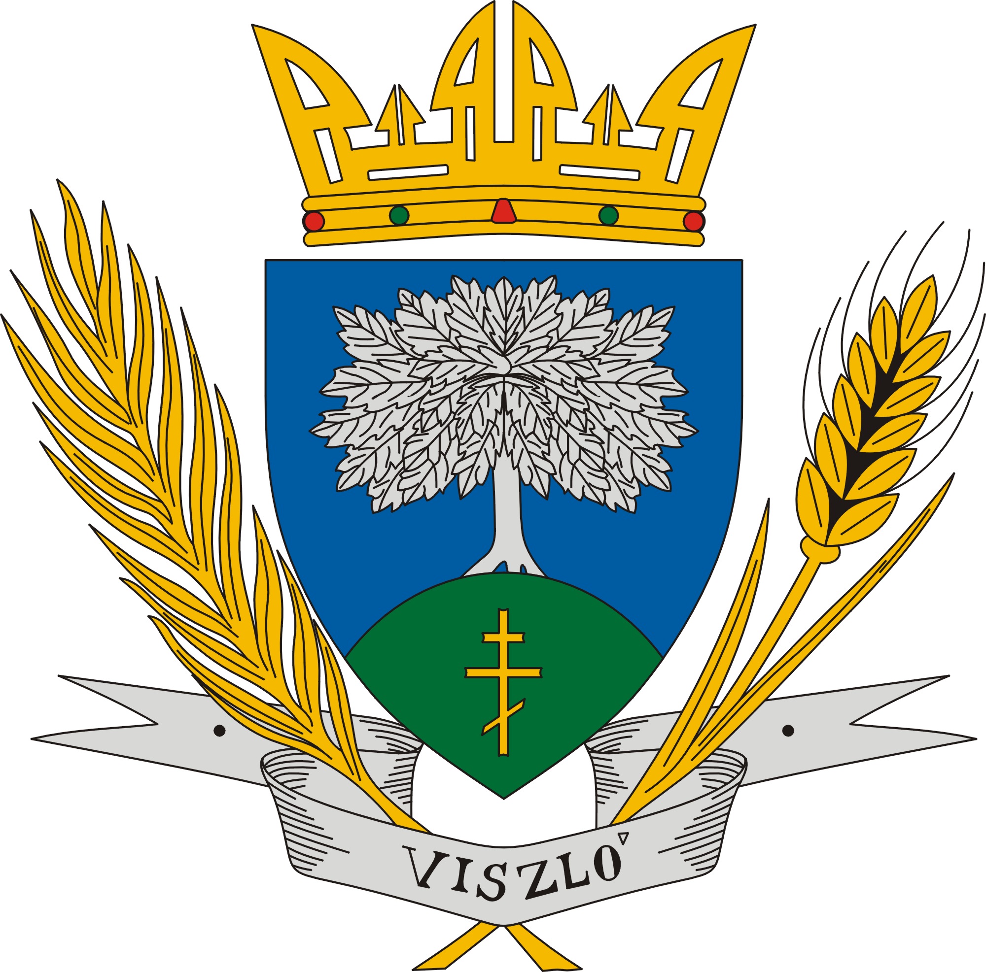 Viszló község címere Viszló község