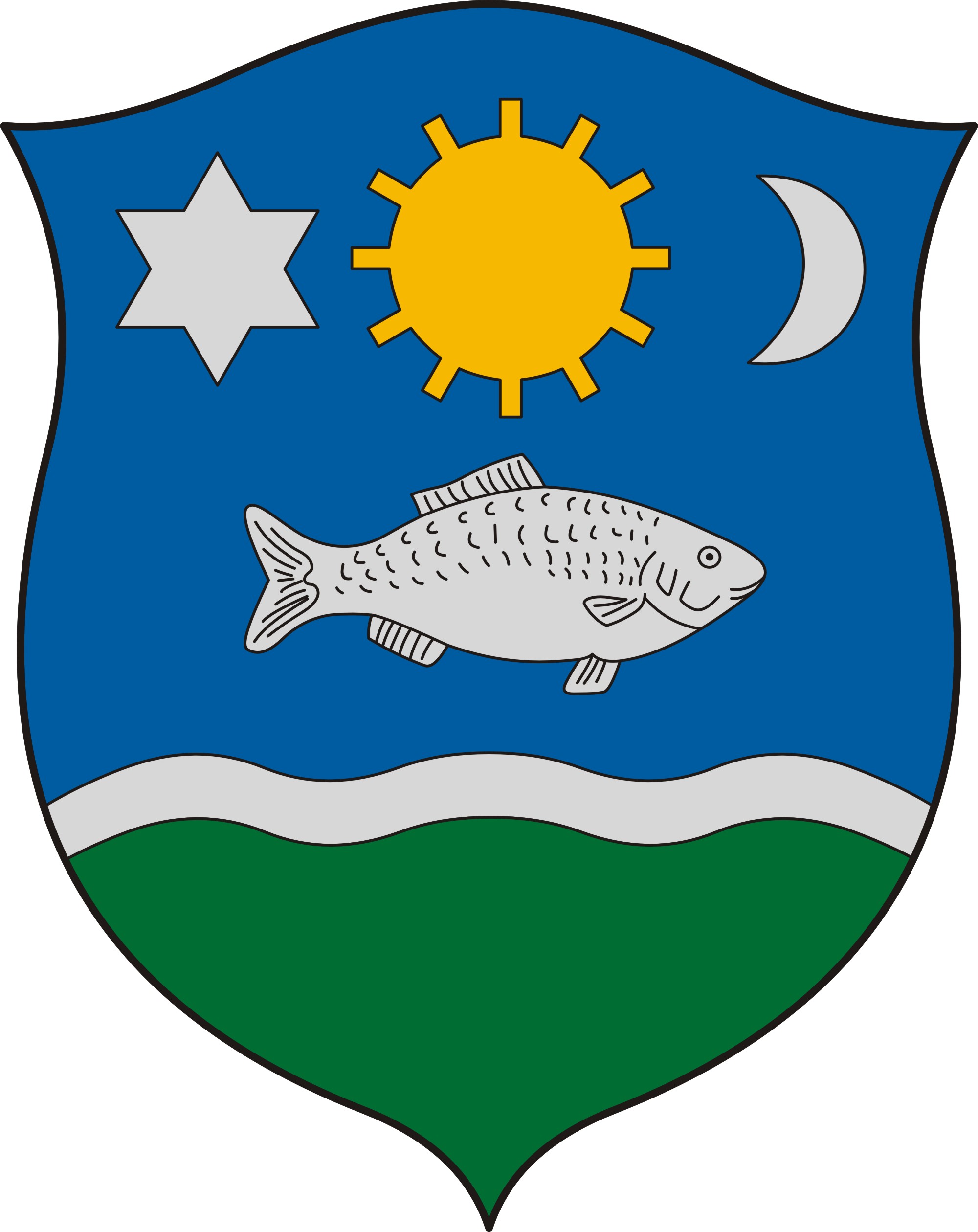 Vitnyéd község címere Vitnyéd község
