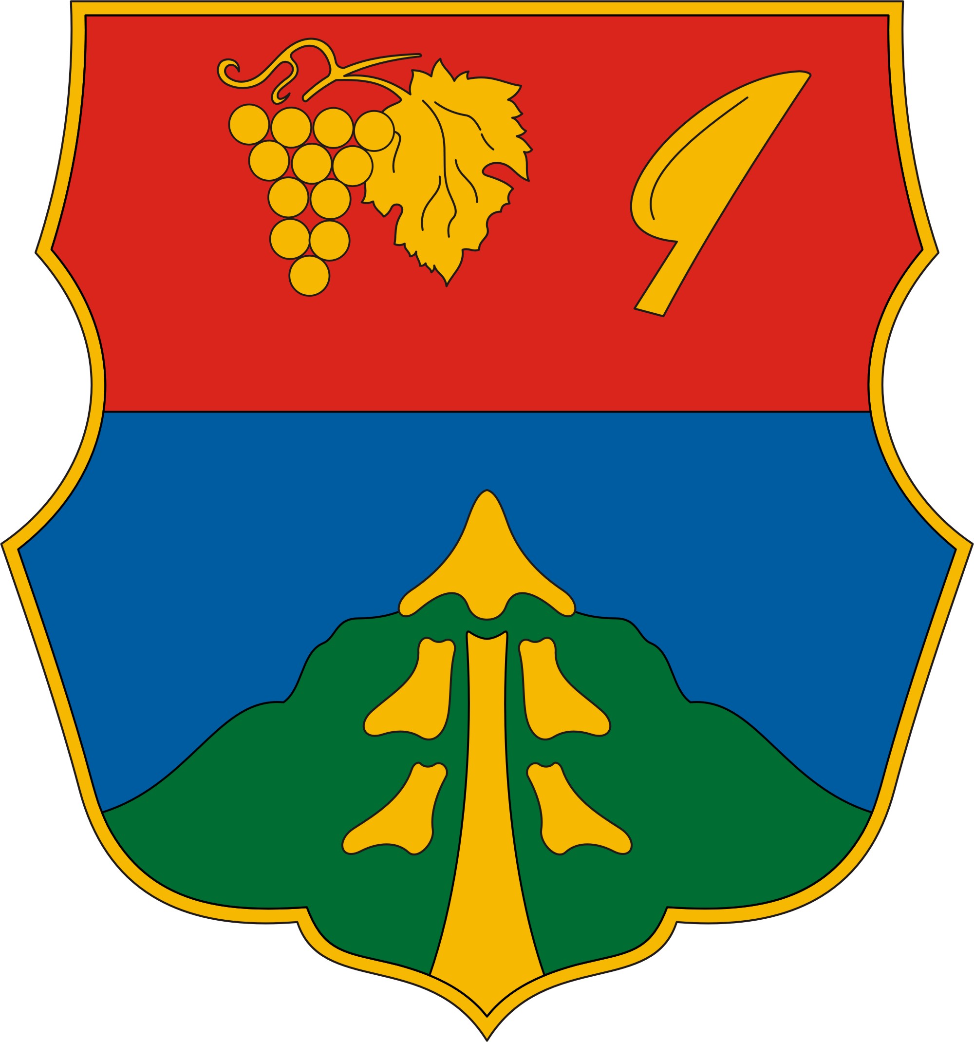 Zalahaláp község címere Zalahaláp község