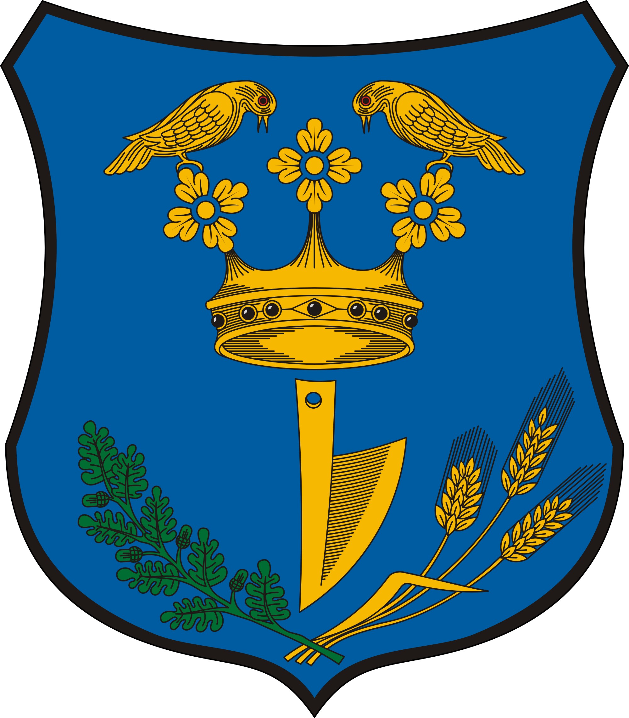 Zalavég község címere Zalavég község
