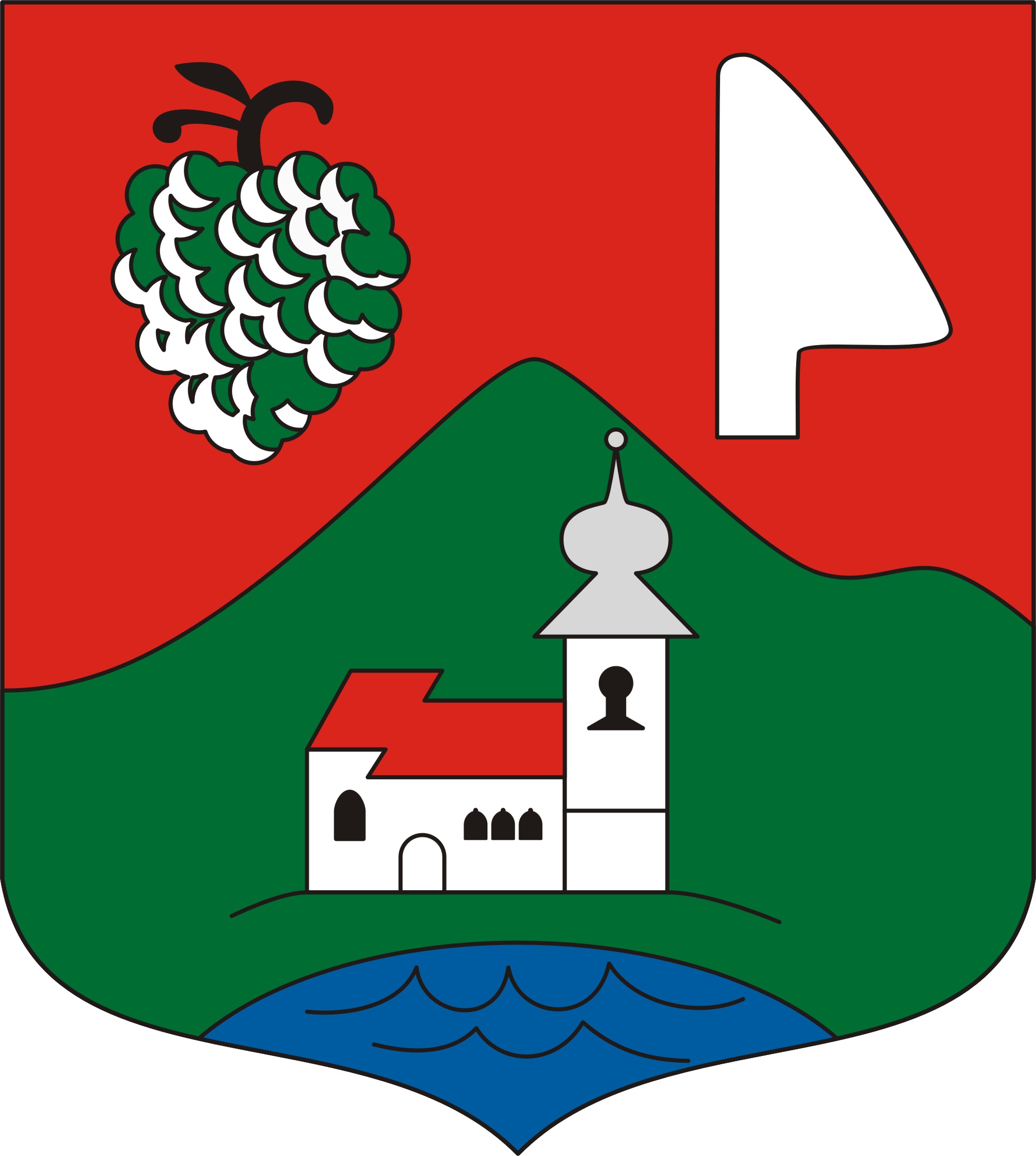 Zánka község címere Zánka község