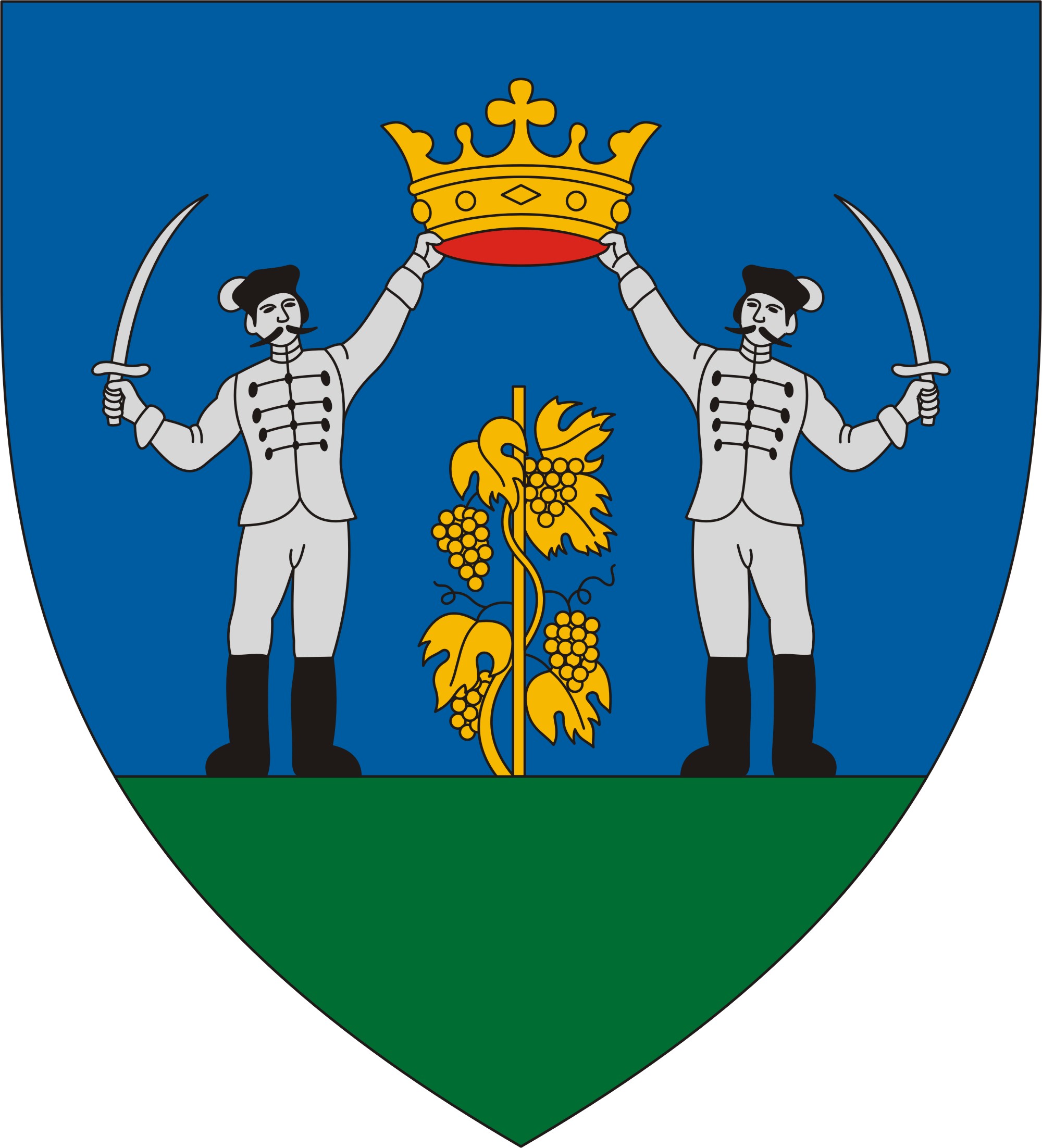 Zebegény község címere Zebegény község