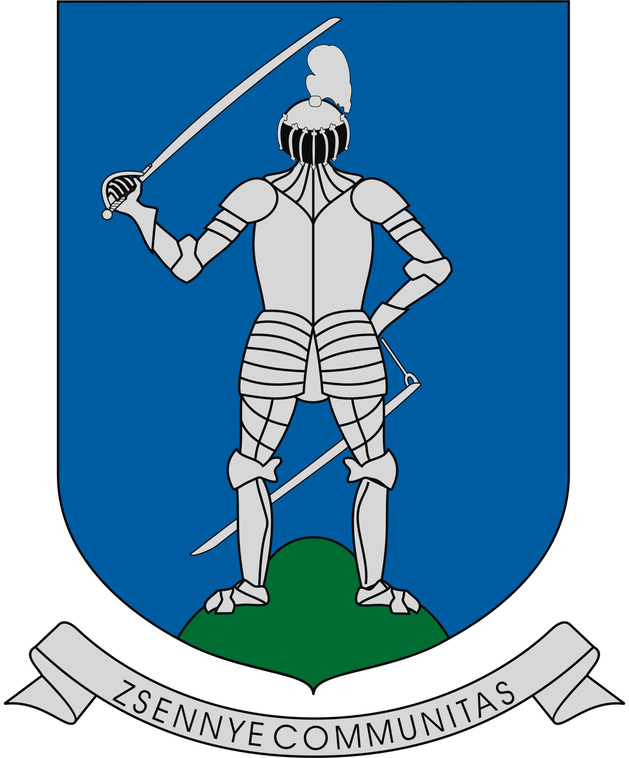 Zsennye község címere Zsennye község