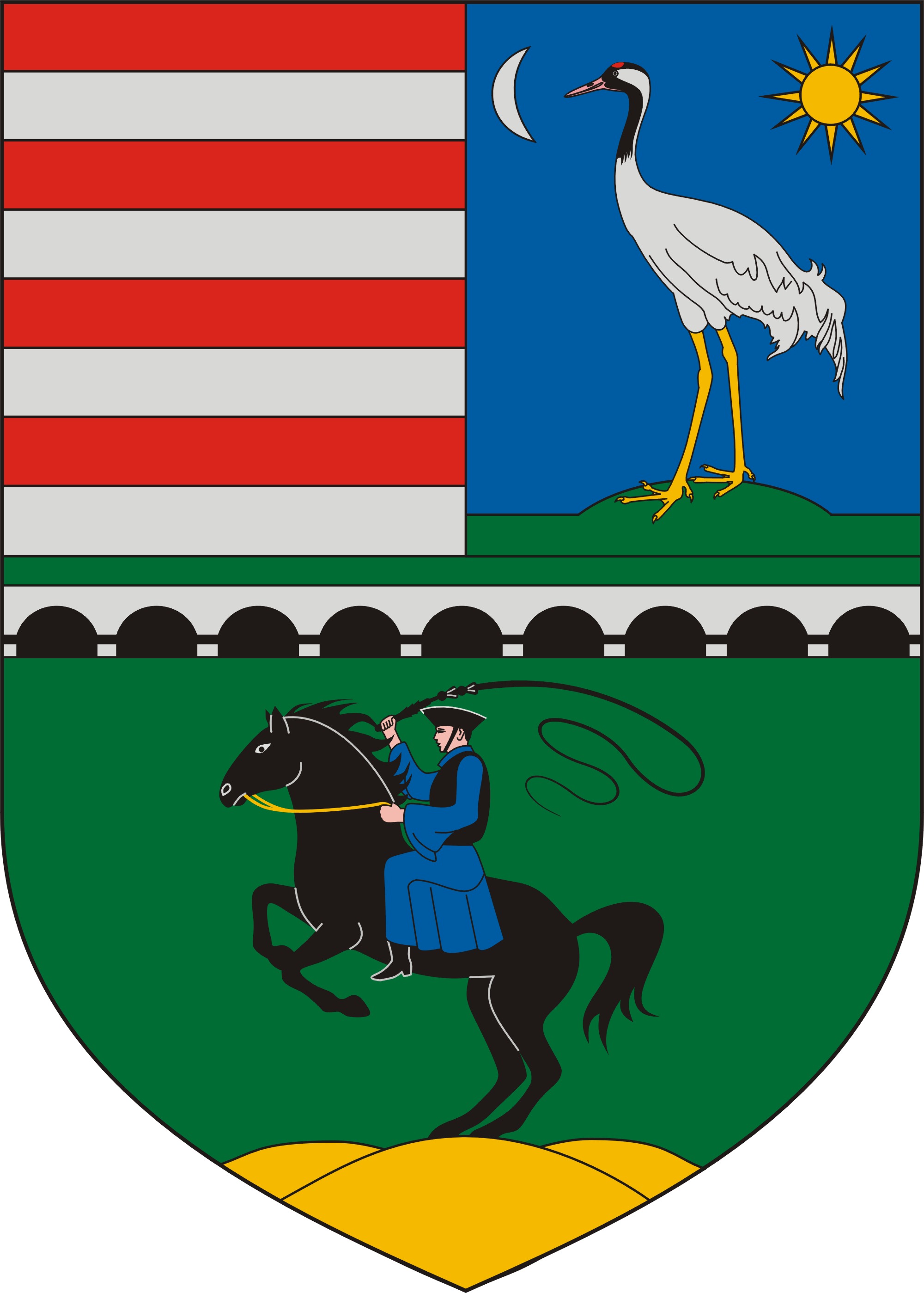 Hortobágy község címere Hortobágy község